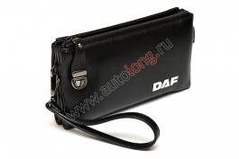 Сумка КЛАТЧ кожаный DAF застежка-фиксатор змейки (12*21) Сумка КЛАТЧ кожаный DAF застежка-фиксатор змейки (12*21)