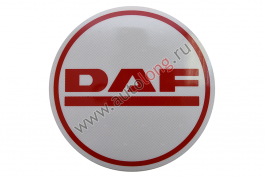 Наклейка светоотражающая DAF круг, Красный Наклейка светоотражающая DAF круг, Красный
