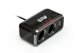 Разветвитель прикуривателя 2-х фазный (с USB и подсветкой) 12-24V AVS CS212U Разветвитель прикуривателя 2-х фазный (с USB и подсветкой) 12-24V AVS CS212U