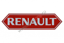 Наклейка светоотражающая RENAULT ромб, Красный Наклейка светоотражающая RENAULT ромб, Красный