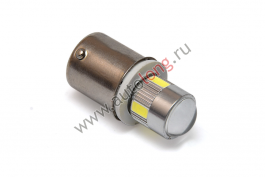 Лампа большой цоколь 6 SMD Линза (белый) 24 V Лампа большой цоколь 6 SMD Линза (белый) 24 V