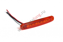 Габарит светодиодный SLIM-M12 (Красный) 12В