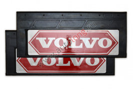 Брызговики светоотражающие узкие из резины VOLVO (Ромб Красный) комплект 660х270 Брызговики светоотражающие узкие из резины VOLVO (Ромб Красный) комплект 660х270