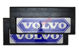 Брызговики светоотражающие узкие из резины VOLVO (Ромб Синий) комплект 660х270 Брызговики светоотражающие узкие из резины VOLVO (Ромб Синий) комплект 660х270