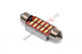 Лампа диодная FT-10SMD (в салон авто) 39 мм 12-24V Лампа диодная FT-10SMD (в салон авто) 39 мм 12-24V