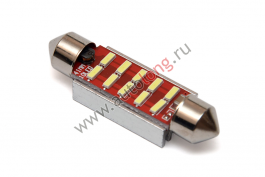 Лампа диодная FT-10SMD (в салон авто) 41мм 12-24V Лампа диодная FT-10SMD (в салон авто) 41мм 12-24V