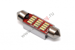 Лампа FT-12SMD (салон) 39мм 12-24V Лампа FT-12SMD (салон) 39мм 12-24V