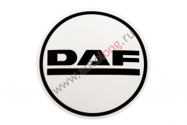 Наклейка светоотражающая DAF круг, Черный Наклейка светоотражающая DAF круг, Черный