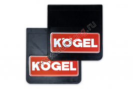 Брызговики задние на прицеп KOGEL (резина) красный фон Брызговики задние на прицеп KOGEL (резина) красный фон