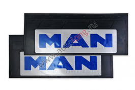 Брызговики узкие (резина) MAN Синие (комплект) 660*270