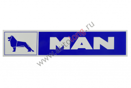 Наклейка светоотражающая MAN эмблема, Левый, Полоски, Синий (407*86mm) Наклейка светоотражающая MAN эмблема, Левый, Полоски, Синий (407*86mm)